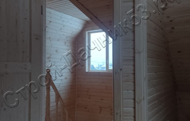 4 Каркасно-щитовой дом   Д-59, 6х6м, 69,8  М², Московская область, Раменский район, деревня  Малышево. (5)